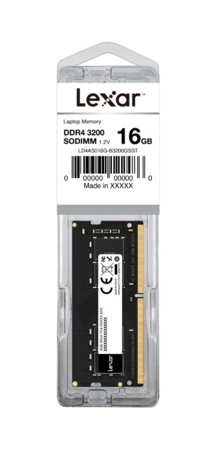 Lexar SODIMM 16GB DDR4 3200Mhz 260pin 1.2V Blister Pack
