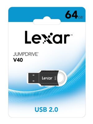 Lexar JumpDrive 64GB V40 USB 2.0 Flash Drive