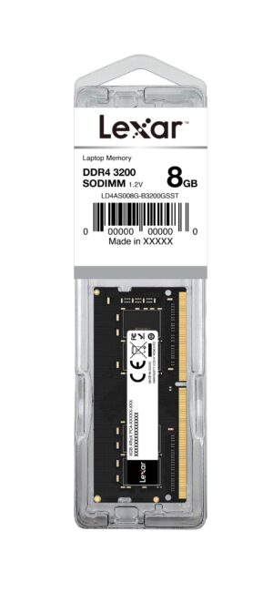 Lexar SODIMM 8GB DDR4 3200Mhz 260pin  1.2V Blister Pack