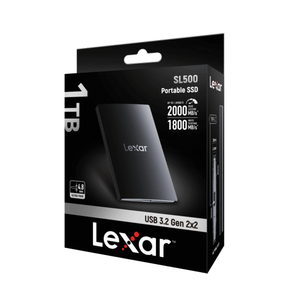 Lexar External Portable SSD SL500 1TB,USB3.2 Gen2*2