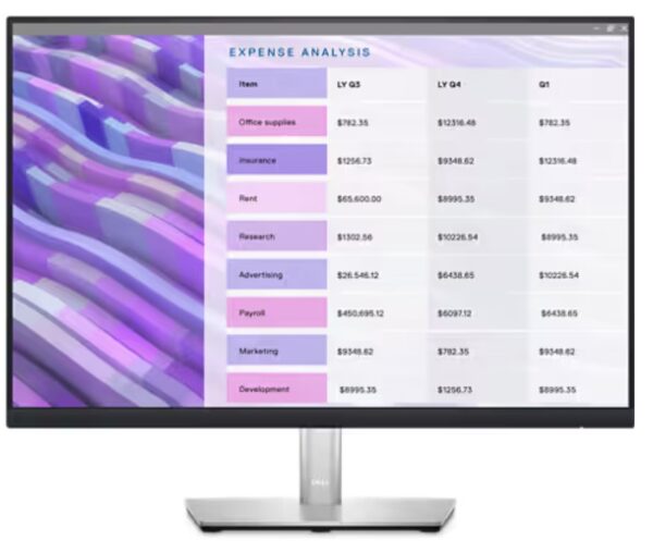 ell Pro 24 Plus Monitor - P2425D,  (23.8") - QHD 2K , HDMI, DP, Height, Pivot