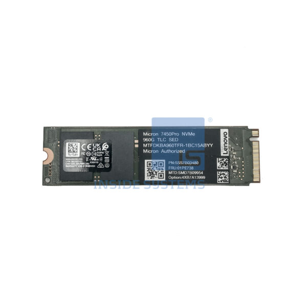 ThinkSystem M.2 7450 960GB Read Intensive NVMe PCIe4.0 SSD